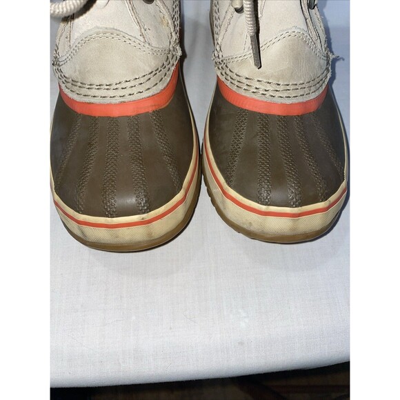 Sorel Women’s Winter Boots Size 6.5 M Tan Leather Warmth Waterproof Insulated - Picture 7 of 12